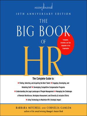 cover image of The Big Book of HR